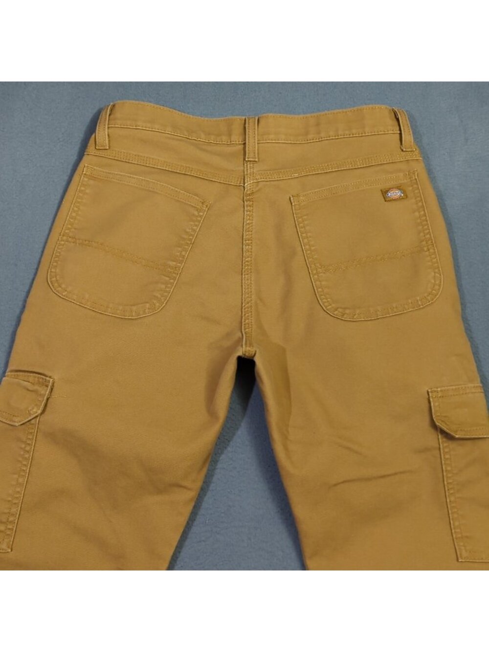 Dickies Pants Men's 30x32 Fits 30x30 Brown Flex Regular Fit Duck Cargo - Picture 3 of 11
